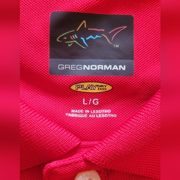 NWT Greg Norman Golf Shirt L - Picture 5 of 8